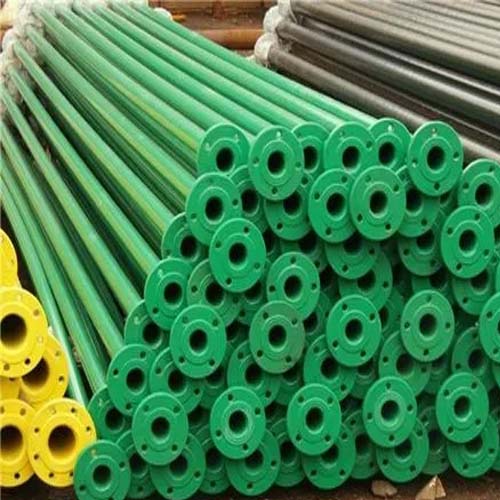 张掖涂塑钢管施工案例